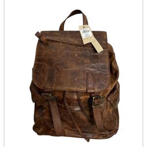 WILSON Genuine Leather Backpack, ONE SIZE